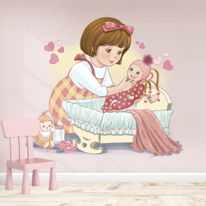 קישוטי קיר לגן בנות